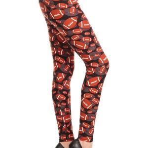 Super Buttery Soft Football Leggings
